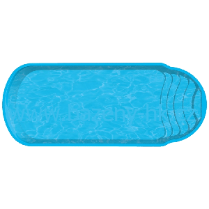 Bazén laminátový Orlík 790×330×145 cm