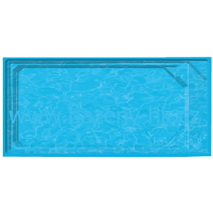 Bazén laminátový Slapy 620×300×150 cm