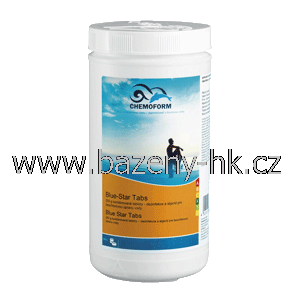 Bazénová chemie Blue Star Tabs O2+algicid tablety 200g
