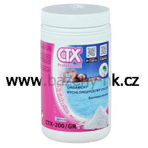 Bazénová chemie CTX-200 Chlorový granulát rychlerozpustný