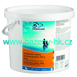 Bazénová chemie BST multifunkční maxi tablety 200g 3 kg