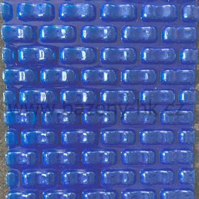 Solární plachta na míru obdélníkové bubliny modrá